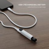 Fixed Sporingsenhet med USB-C-Lading – Apple Find My Kompatibel – Hvit