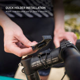 Fixed Monteringssett for Garmin Smartklokke (26 mm) / Garmin Edge Sykkelcomputer for Sykkel - Svart