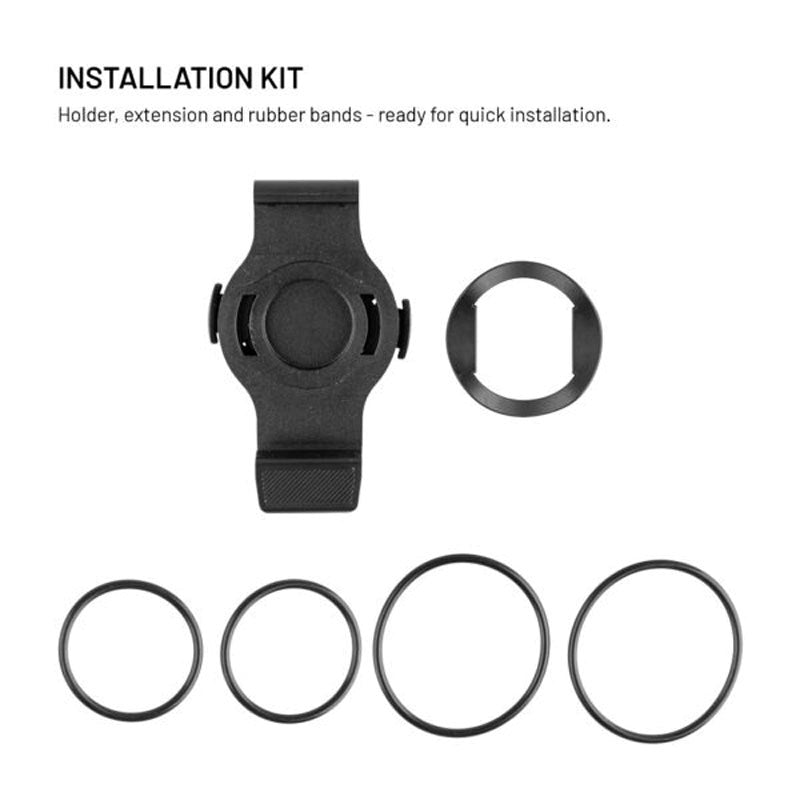 Fixed Monteringssett for Garmin Smartklokke (26 mm) / Garmin Edge Sykkelcomputer for Sykkel - Svart