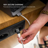 Fixed 240W Datablokker 2-i-1 USB-A & USB-C - Svart