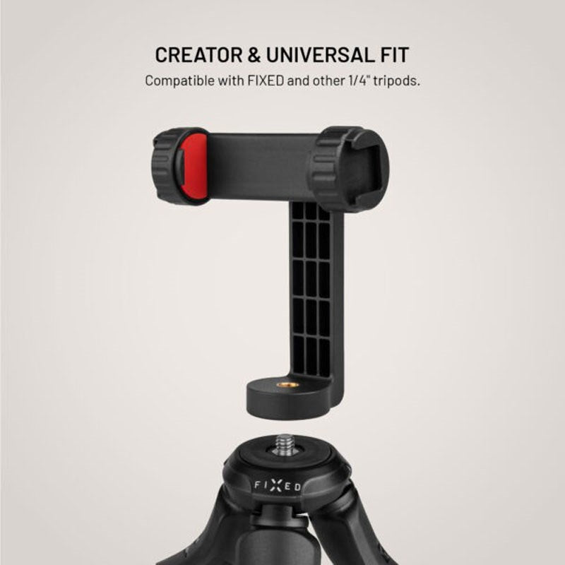 Fixed Creator Mobilholder med 1/4"-Gjenget – Svart