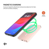 Fast MagZen Qi2 Trådløs Powerbank 5 000 mAh - Rosa