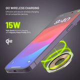 Fast MagZen Qi2 Trådløs Powerbank 10 000 mAh - Svart