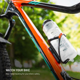 Fixed GPS- & Bluetooth-Tracker for Sykkelfeste – Apple Find My Kompatibel – Svart