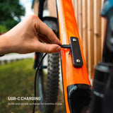 Fixed GPS- & Bluetooth-Tracker for Sykkelfeste – Apple Find My Kompatibel – Svart