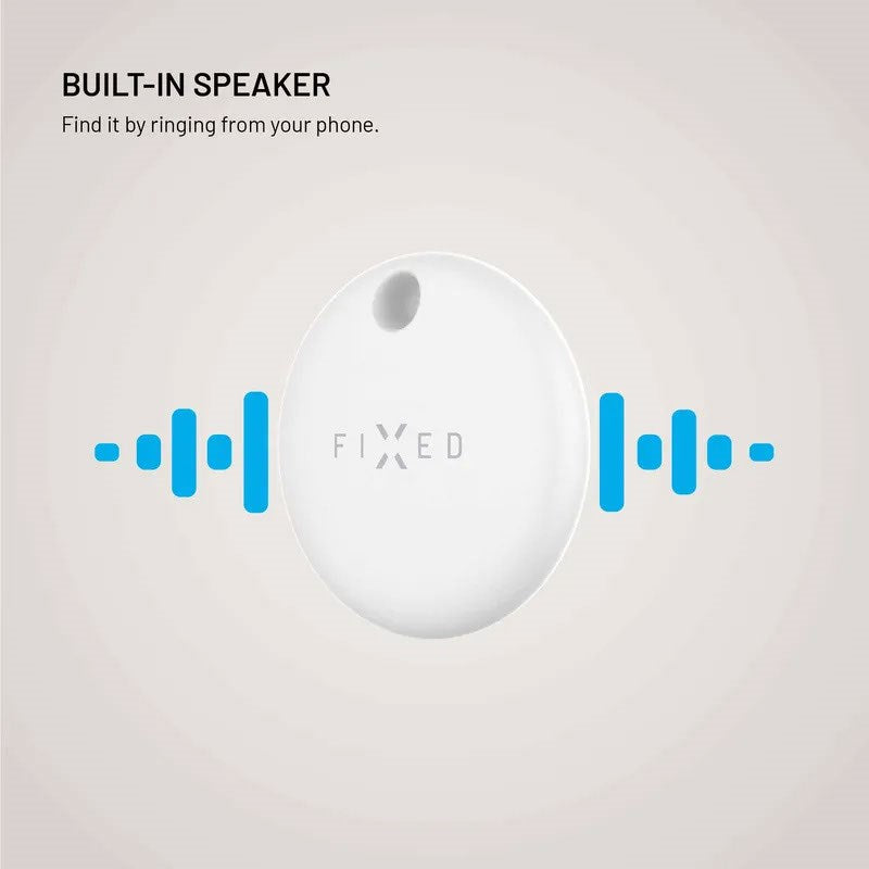 Fast Tag Dual - Bluetooth GPS-Tracker - Kompatibel med Apple Find My / Find Hub - Hvit