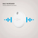 Fast Tag Dual - Bluetooth GPS-Tracker - Kompatibel med Apple Find My / Find Hub - Hvit