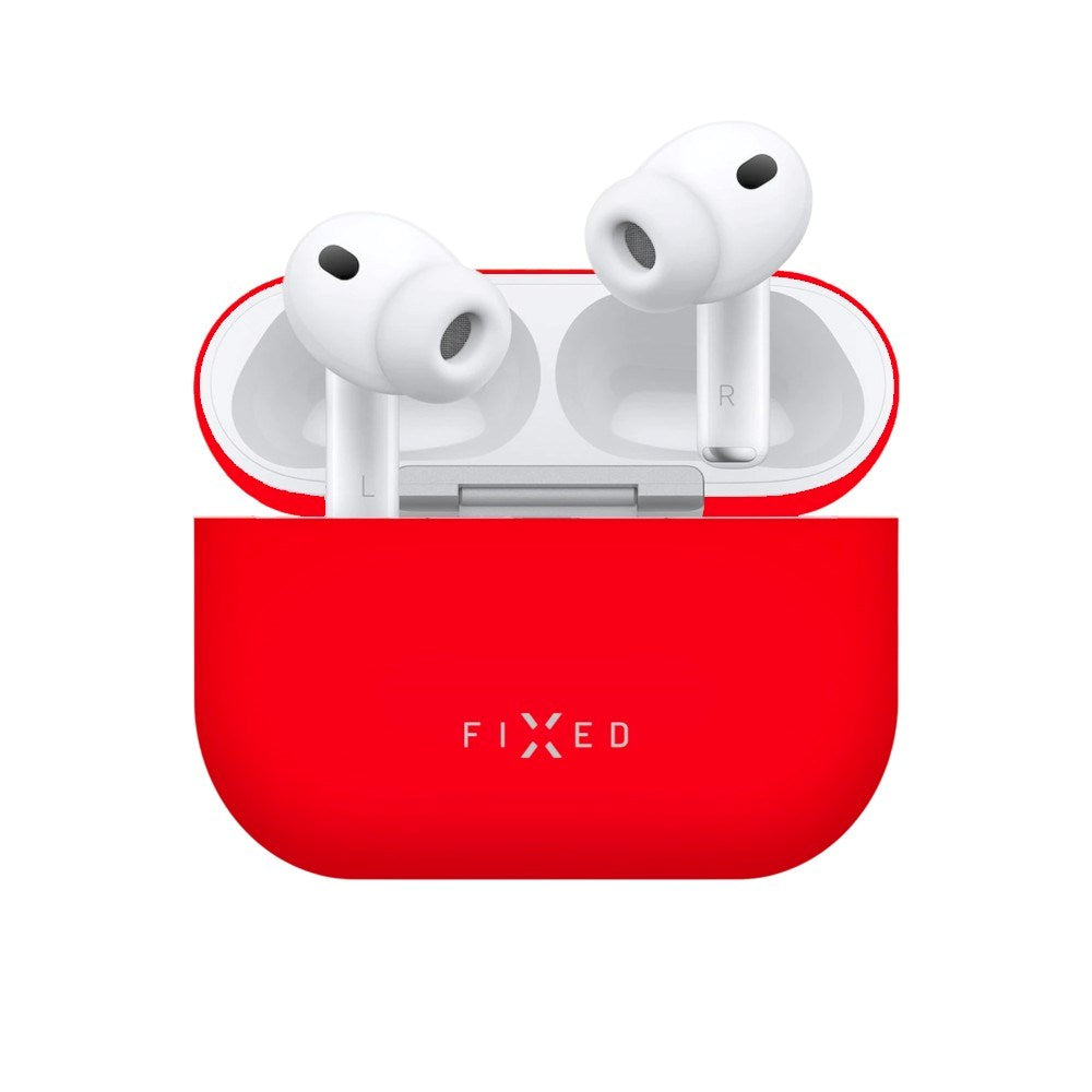 AirPods Pro (3. gen.) Fixed Silikon Deksel - Rød