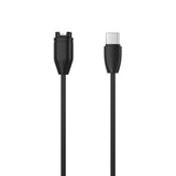 Fixed USB-C Ladekabel for Garmin Smartklokke - 2m - Svart