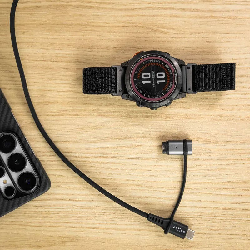 Fixed USB-C-Kabel for Garmin Smartklokke Adapter – Svart