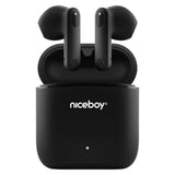 Niceboy HIVE Beans True Wireless In-Ear Hodetelefoner - Svart