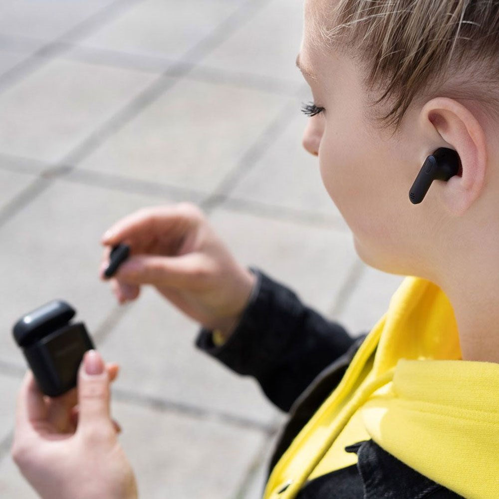 Niceboy HIVE Beans True Wireless In-Ear Hodetelefoner - Svart