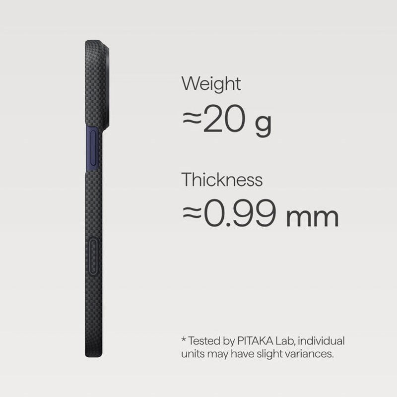 iPhone 17 Pro PITAKA Aries Ultra Slim Deksel - MagSafe Kompatibel - No Problemo