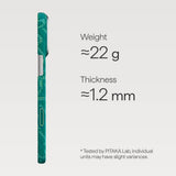 iPhone 17 Pro Max PITAKA Edge Monogram Deksel – MagSafe Kompatibelt – Gull / Grønn