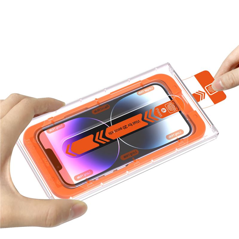 iPhone 14 Plus / 13 Pro Max Mobile Origin Beskyttelsesglass - Case Friendly - 2 stk - Gjennomsiktig