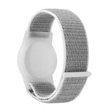 Apple AirTag 1. & 2. Gen. Nylon Beskyttelsesdeksel m. Stropp - Grå