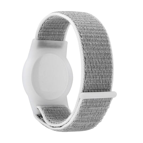 Apple AirTag 1. & 2. Gen. Nylon Beskyttelsesdeksel m. Stropp - Grå