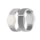 Apple AirTag 1. & 2. Gen. Nylon Beskyttelsesdeksel m. Stropp - Grå
