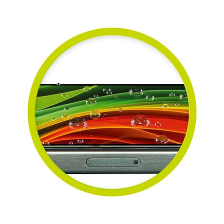 iPhone 15 Pro Max Mobile Origin EasyGlass Skjermbeskytter - Gjennomsiktig / Svart Kant