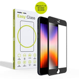 iPhone SE (2022 / 2020) / 8 / 7  Mobile Origin EasyGlass Skjermbeskytter - Gjennomsiktig / Svart Kant