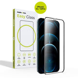 iPhone 12 / 12 Pro Mobile Origin EasyGlass Skjermbeskytter - Gjennomsiktig / Svart Kant
