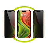 Mobile Origin Skjermbeskyttelse - Herdet Glass Privacy Screen - 2-stk. for iPhone 16 Pro