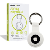 Mobile Origin AirTag 1. & 2. Gen. Nøkkelring - Hvit