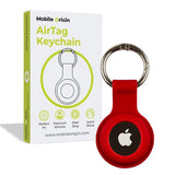Mobile Origin AirTag 1. & 2. Gen. Nøkkelring - Rød