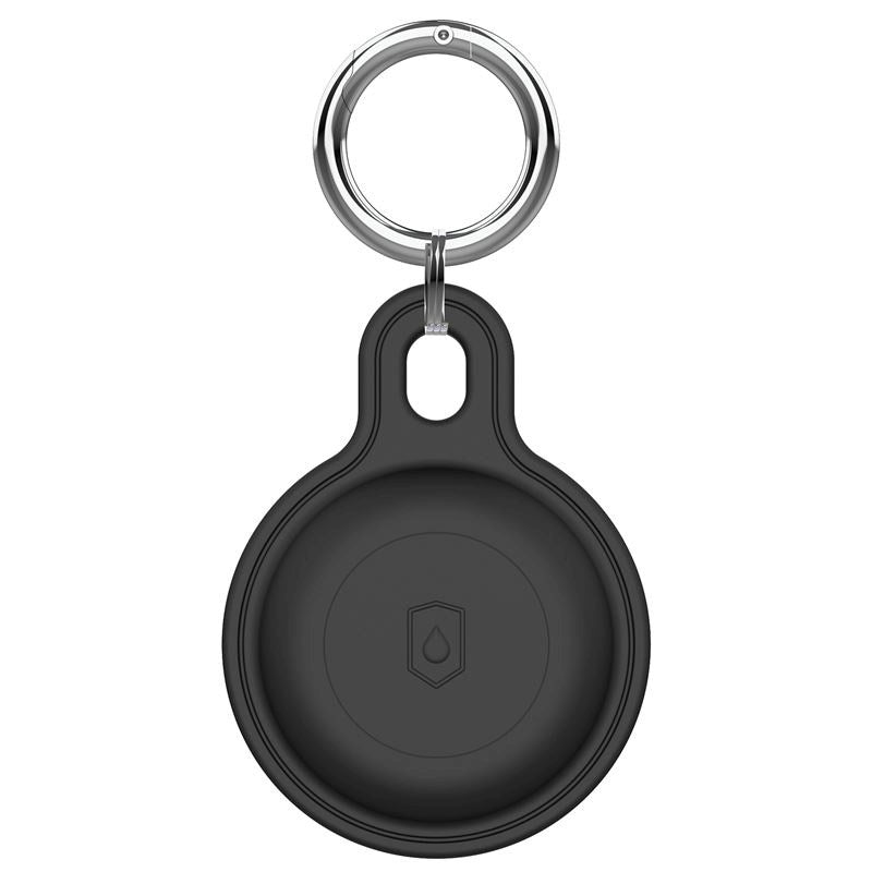 Mobile Origin Silikon AirTag 1. & 2. Gen. Holder med Nøkkelring - Svart