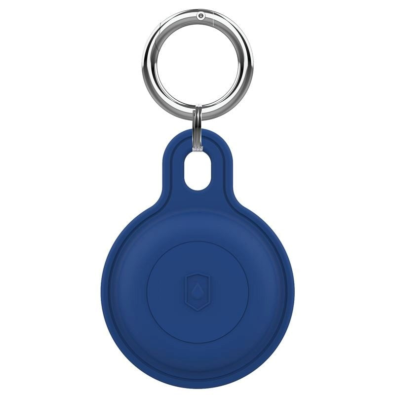 Mobile Origin Silikon AirTag 1. & 2. Gen. Holder med Nøkkelring - Blå