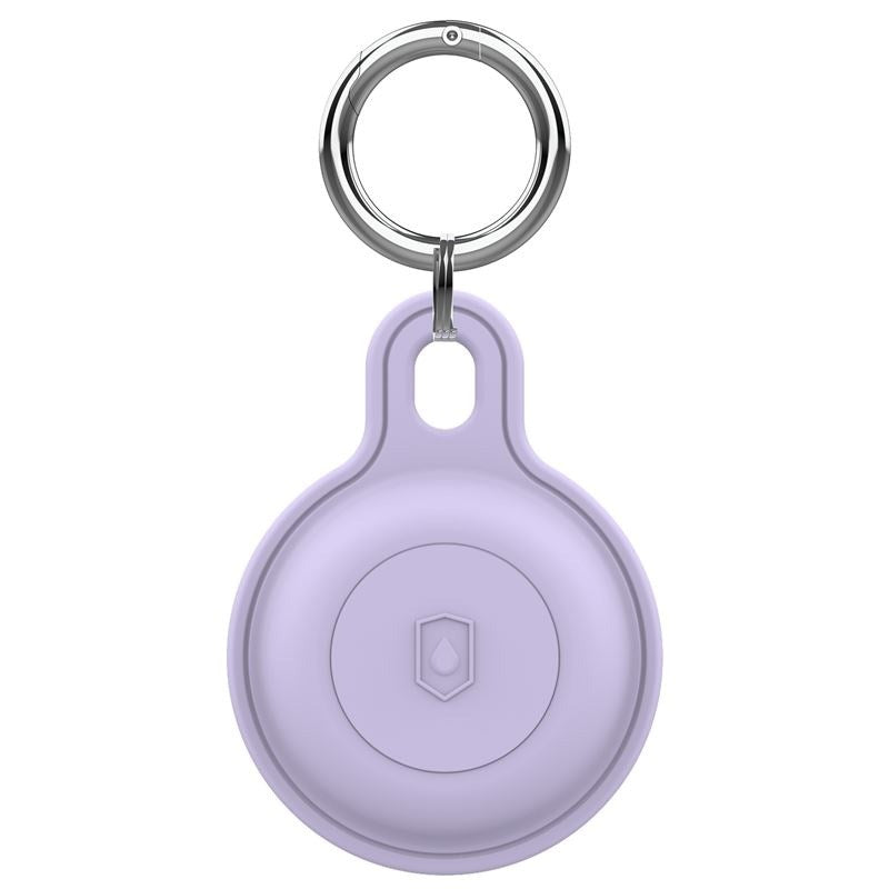 Mobile Origin Silikon AirTag 1. & 2. Gen. Holder med Nøkkelring - Lilla