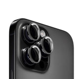 iPhone 16 Pro / 16 Pro Max Mobile Origin Easy Lens Guard -Kameralinsebeskytter - Svart