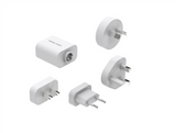 Mobile Origin GaN 30W Reiselader - EU, USA, UK, AUS - Hvit