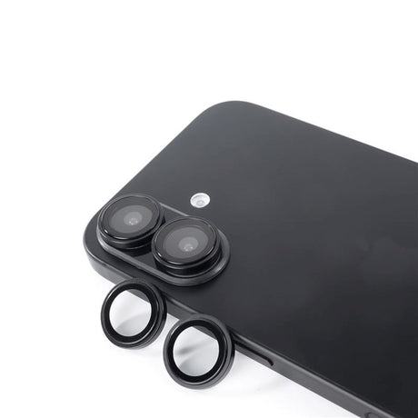 iPhone 16 / 16 Plus Mobile Origin Sapphire Kameralinsebeskyttelse - Svart
