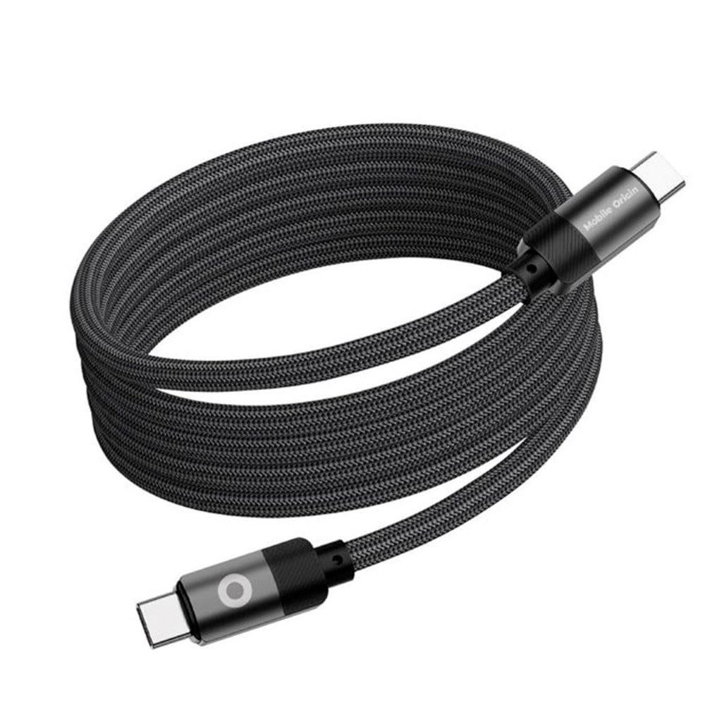 Mobile Origin Magnetisk USB-C til USB-C Kabel - 1m - Svart