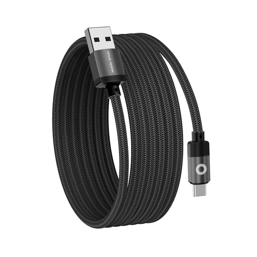 Mobile Origin Magnetisk USB-A til USB-C Kabel - 1m - Svart