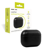 Mobile Origin Apple AirPods Pro (2. Gen.) Ekte Skinn Deksel - Svart
