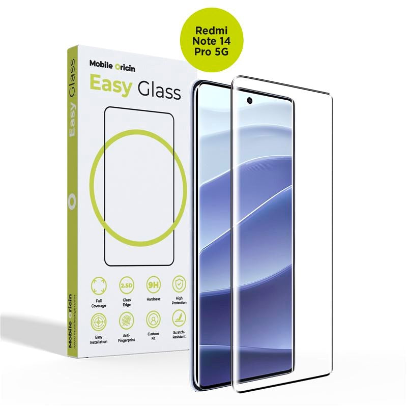 Xiaomi Redmi Note 14 Pro (5G) Mobile Origin EasyGlass Skjermbeskyttelsesglass - Gjennomsiktig