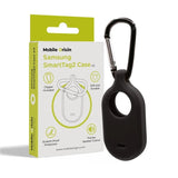 Mobile Origin Samsung Galaxy SmartTag2 Silikon Deksel med Karabinkrok - Svart