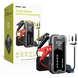 Mobile Origin 2-i-1 Jumpstarter & Kompressor med Tilbehør – Svart
