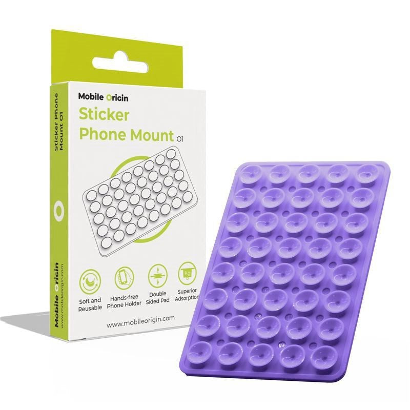 Mobile Origin Silikon Sugekop Mobilholder - Lilla