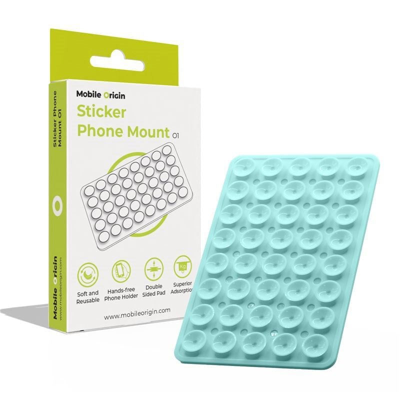 Mobile Origin Silikon Sugekop Mobilholder - Blå