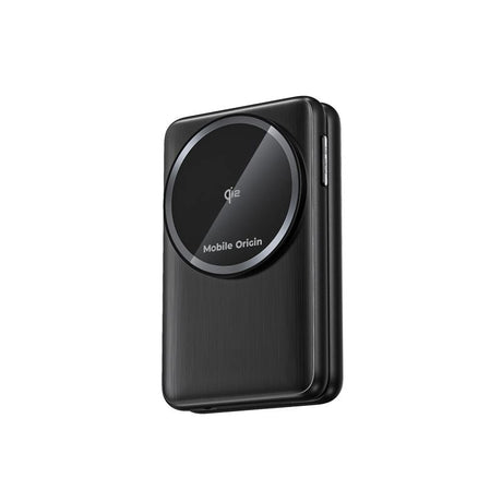 Mobile Origin 3-i-1 Qi2 Sammenleggbar Trådløs Lader for Telefon & Apple Watch & Øretelefoner – Svart