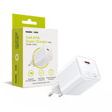 Mobile Origin GaN 67W Vegglader m. 1 x USB-C – Hvit