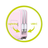 Mobile Origin PowerBank Reiselader 10.000 mAh – MagSafe Kompatibel – Rosa