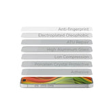 Samsung Galaxy Z Fold7 Mobile Origin EasyGlass Skjermbeskytter - Gjennomsiktig / Svart Kant