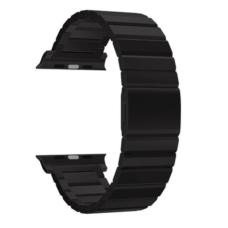 Apple Watch (42/44/SE/45/46/49 mm) Mobile Origin Titanrem – Svart