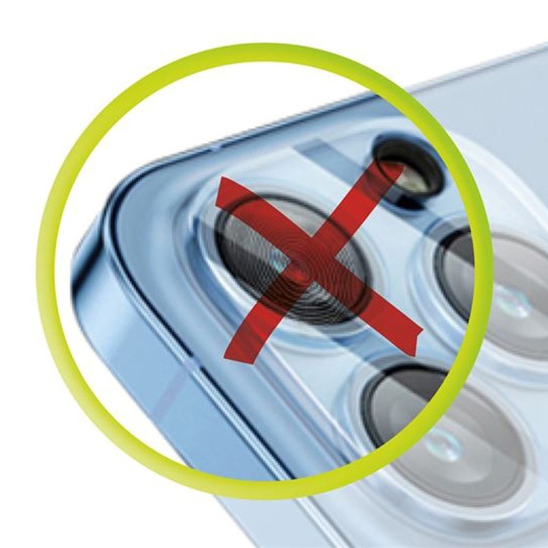 iPhone 17 Pro Mobile Origin Herdet Glass Kameralinsebeskyttelse - Gjennomsiktig / Svart Kant