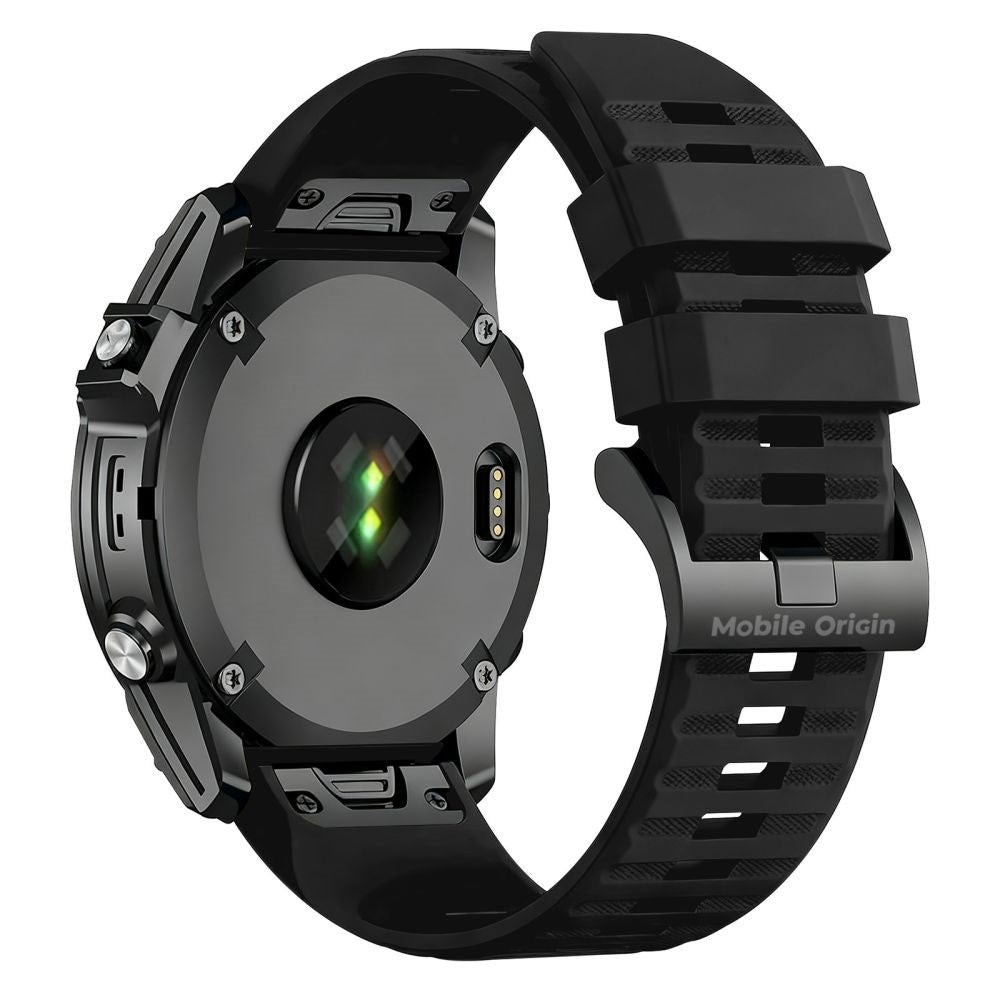 Mobile Origin Universal Garmin Stropp (20 mm QuickFit) – Silikon – Svart