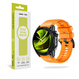 Mobile Origin Universal Garmin Stropp (22 mm QuickFit) – Silikon – Oransje